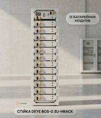 Стійка для 13 батарей DEYE BOS-G(3U-HRACK)