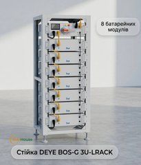 Стійка для 8 батарей DEYE BOS-G(3U-LRACK)